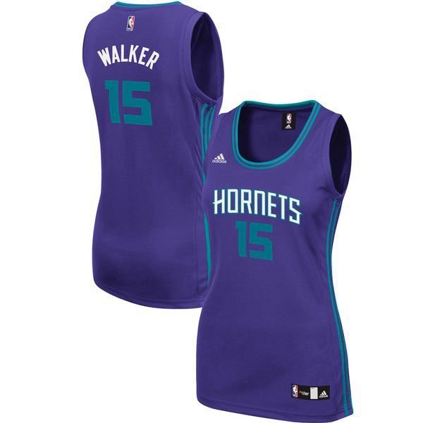 Charlotte Hornets Kemba Walker Adidas гостевая Mor майка НБА