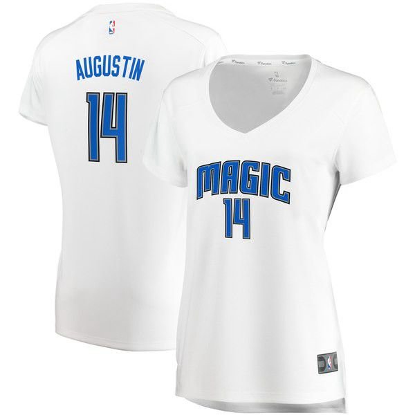Orlando Magic DJ Augustin белая майка НБА - Association Edition