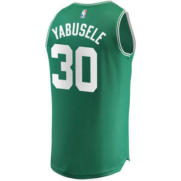 Boston Celtics Guerschon Yabusele Player зеленая майка НБА - Icon Edition