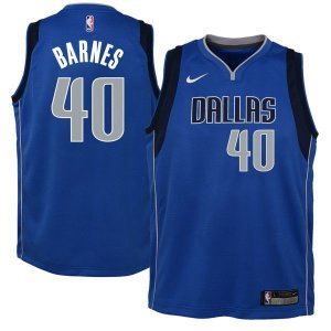 Dallas Mavericks Harrison Barnes Найки мужская синяя майка НБА - Icon Edition подростковая
