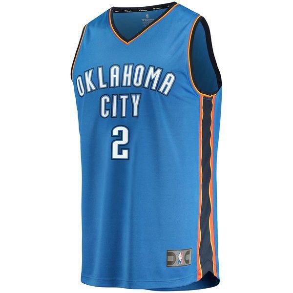 Oklahoma City Thunder Raymond Felton Player синяя майка НБА - Icon Edition
