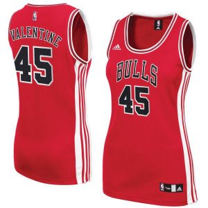 Chicago Bulls Denzel Valentine Adidas гостевая красная майка НБА