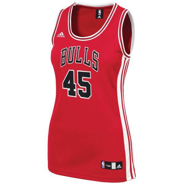 Chicago Bulls Denzel Valentine Adidas гостевая красная майка НБА