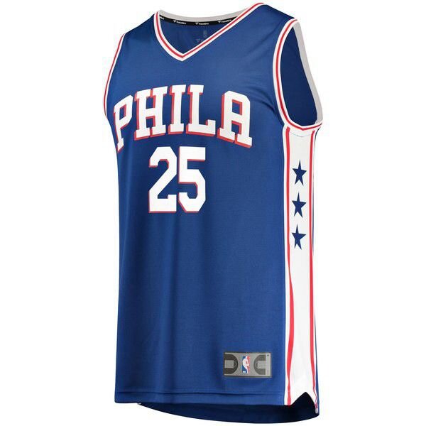 Philadelphia 76ers Ben Simmons синяя майка НБА - Icon Edition