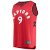 Toronto Raptors Serge Ibaka красная майка НБА - Icon Edition