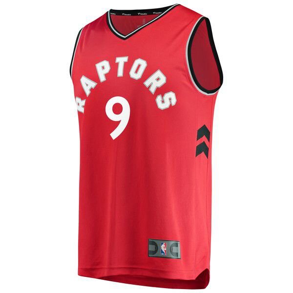Toronto Raptors Serge Ibaka красная майка НБА - Icon Edition