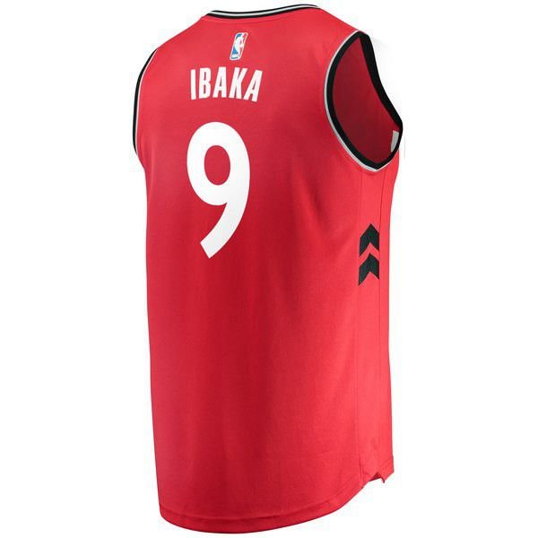 Toronto Raptors Serge Ibaka красная майка НБА - Icon Edition