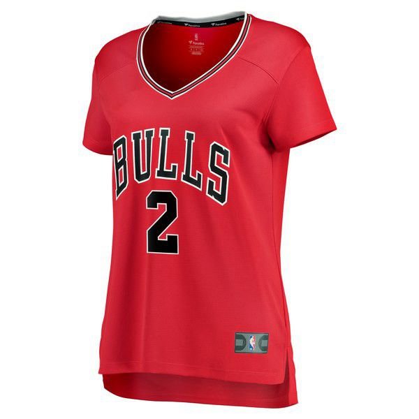 Chicago Bulls Jabari Parker красная майка НБА - Icon Edition женская