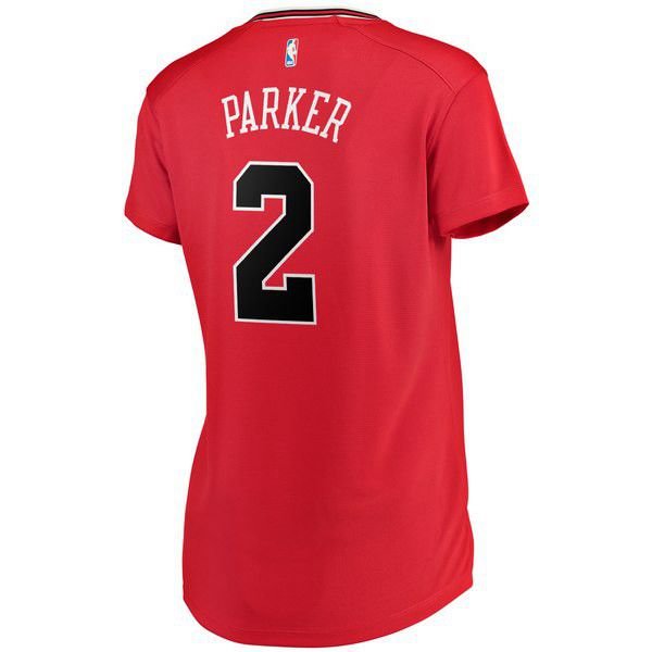 Chicago Bulls Jabari Parker красная майка НБА - Icon Edition женская