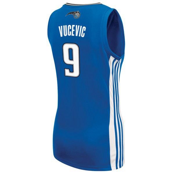 Orlando Magic Nikola Vucevic Adidas гостевая синяя майка НБА женская
