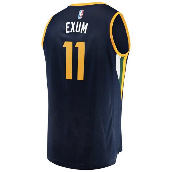 Utah Jazz Dante Exum Player темно-синяя майка НБА - Icon Edition подростковая