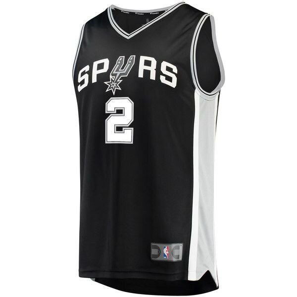 San Antonio Spurs Kawhi Leonard черная майка НБА - Icon Edition