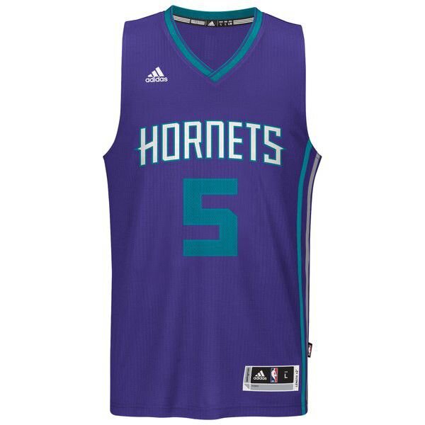Charlotte Hornets Nicolas Batum Adidas гостевая мужская Mor майка НБА