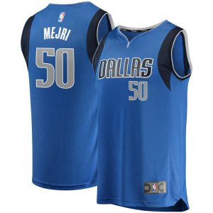 Dallas Mavericks Salah Mejri Player синяя майка НБА - Icon Edition
