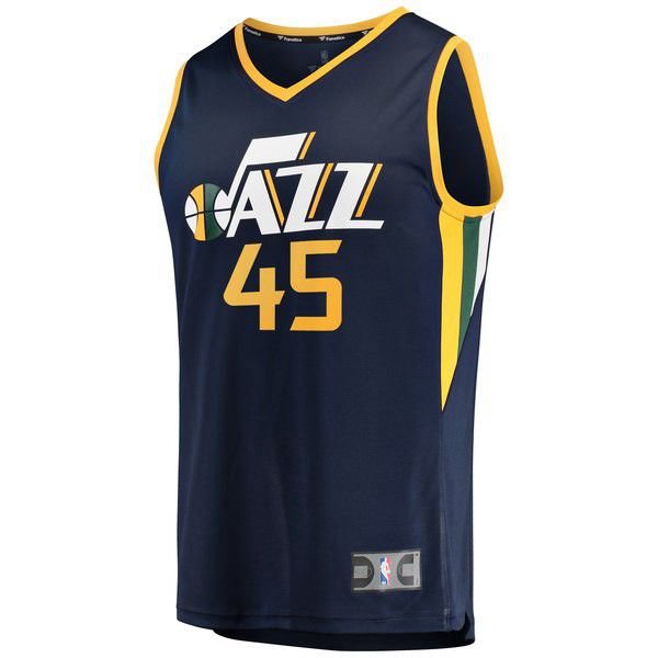 Utah Jazz Donovan Mitchell темно-синяя майка НБА - Icon Edition