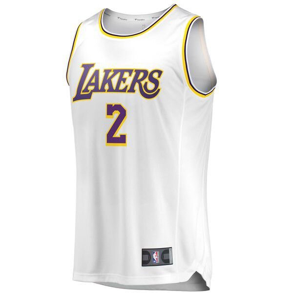 Los Angeles Lakers Lonzo Ball белая майка НБА - Association Edition мужская