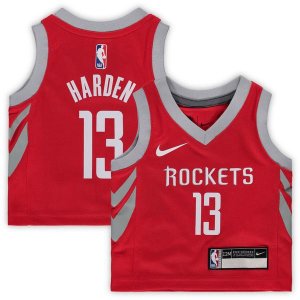 Houston Rockets James Harden Найки красная майка НБА - Icon Edition