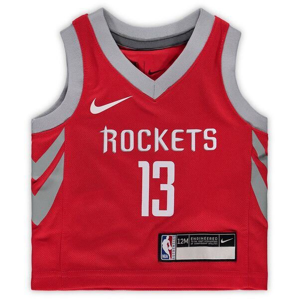 Houston Rockets James Harden Найки красная майка НБА - Icon Edition