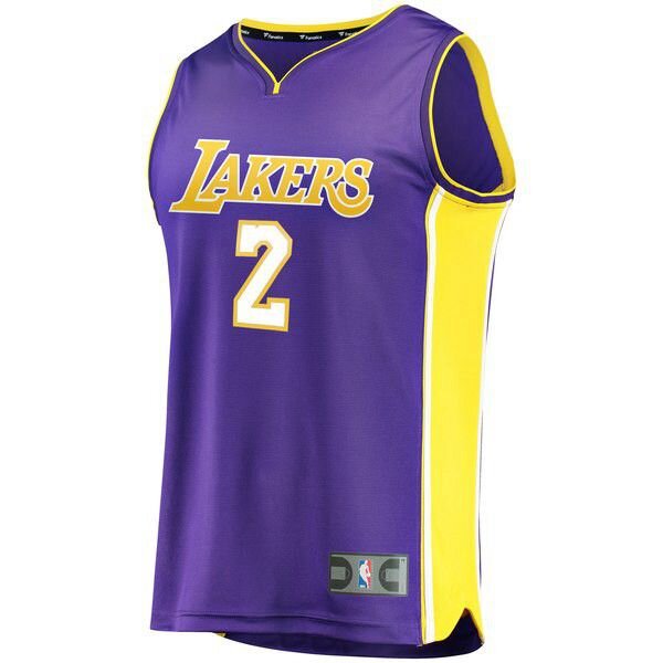 Los Angeles Lakers Lonzo Ball Mor майка НБА - Statement Edition