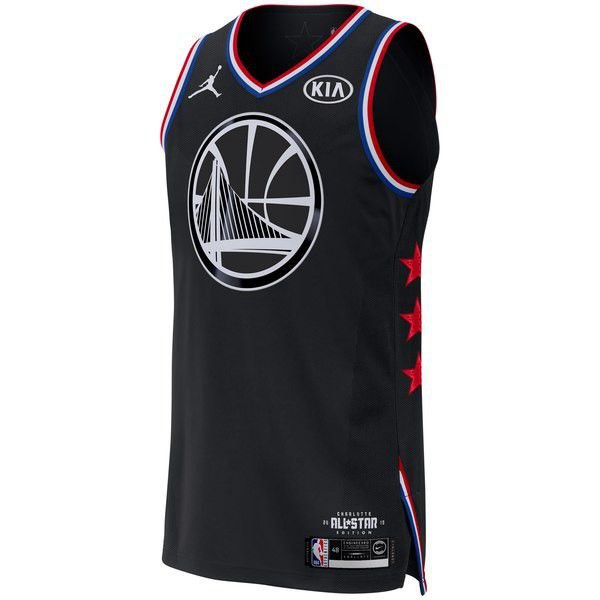 Golden State Warriors Stephen Curry 2019 NBA All-Star Game Finished черная майка НБА