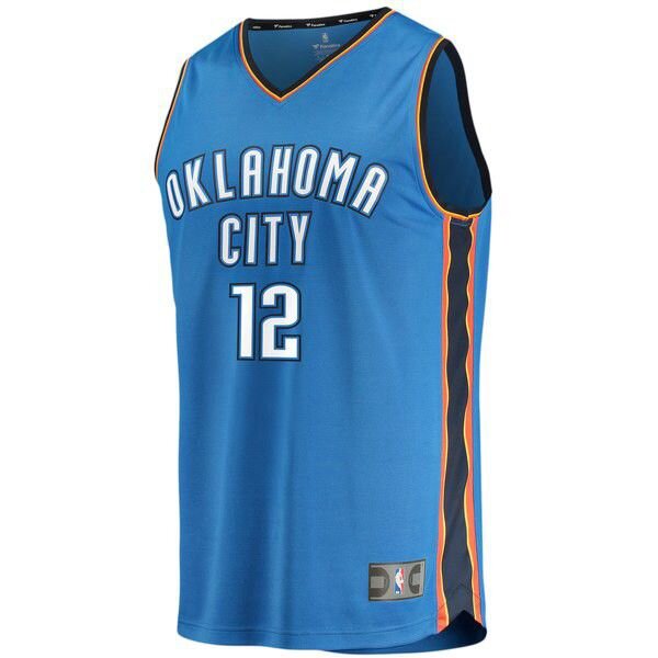 Oklahoma City Thunder Steven Adams синяя майка НБА - Icon Edition