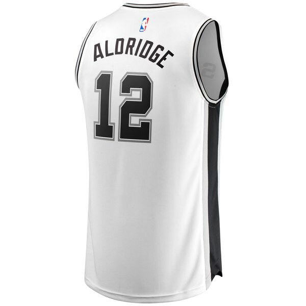 San Antonio Spurs LaMarcus Aldridge белая майка НБА - Association Edition