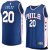 Philadelphia 76ers Markelle Fultz синяя майка НБА - Icon Edition