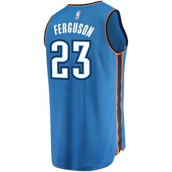 Oklahoma City Thunder Terrance Ferguson Player синяя майка НБА - Icon Edition