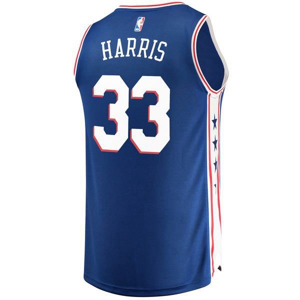 Philadelphia 76ers Tobias Harris синяя майка НБА - Statement Edition