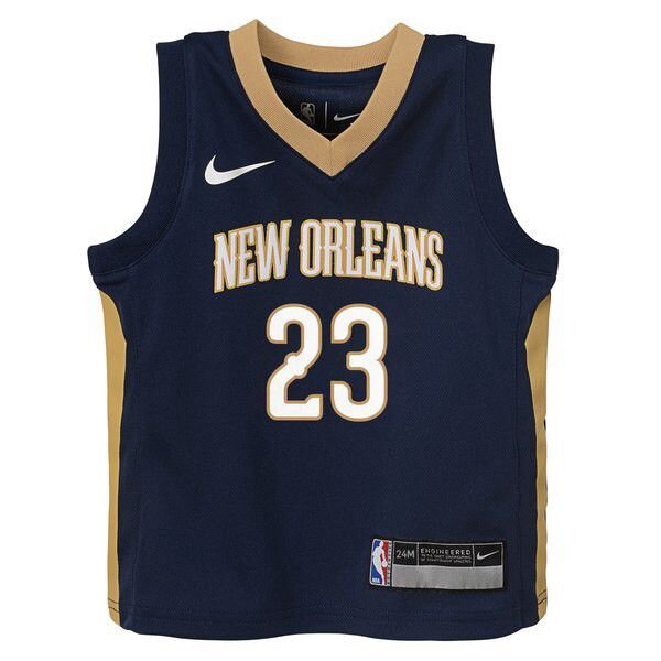 New Orleans Pelicans Anthony Davis Найки темно-синяя майка НБА - Icon Edition