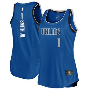 Dallas Mavericks Dennis Smith Jr. Tank синяя майка НБА - Icon Edition
