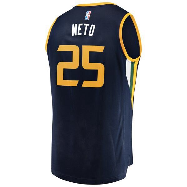 Utah Jazz Raul Neto Player темно-синяя майка НБА - Icon Edition подростковая