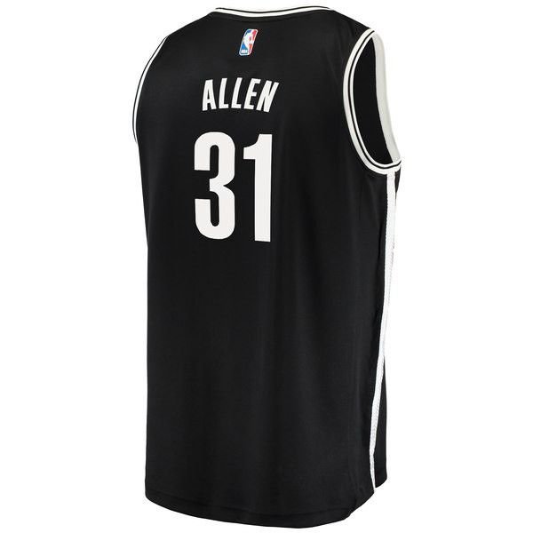 Brooklyn Nets Jarrett Allen Player черная майка НБА - Icon Edition подростковая