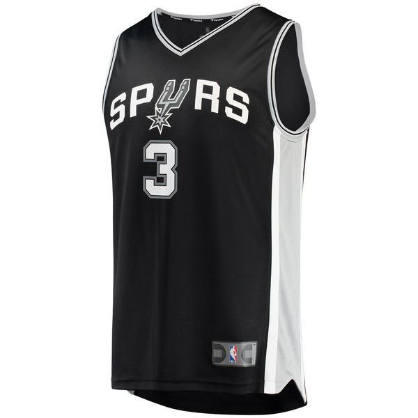 San Antonio Spurs Quincy Pondexter черная майка НБА - Icon Edition