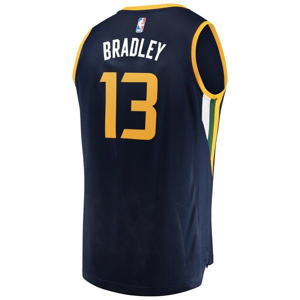 Utah Jazz Tony Bradley Player темно-синяя майка НБА - Icon Edition подростковая