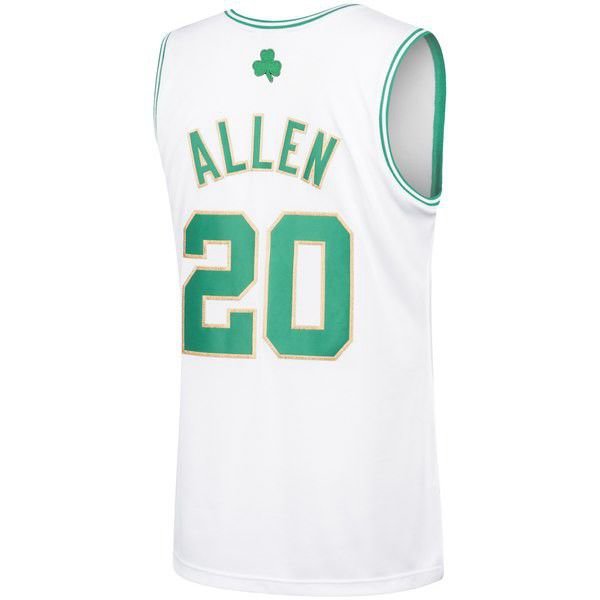 Boston Celtics Ray Allen M&Ness 2008/09 белая майка НБА
