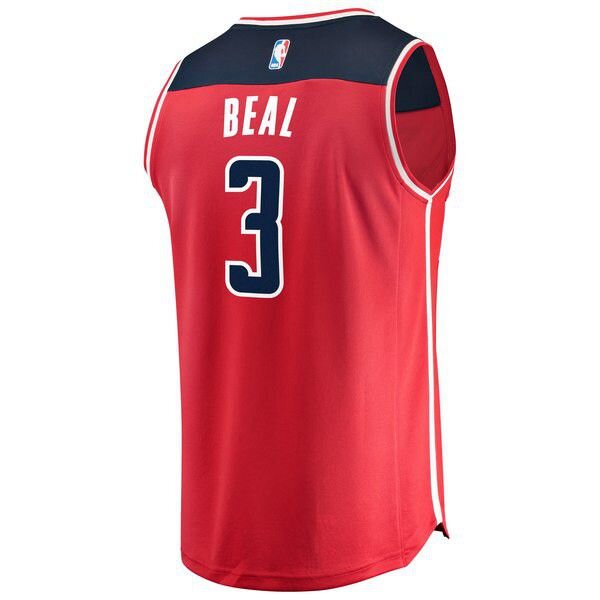 Washington Wizards Bradley Beal Player красная майка НБА - Icon Edition