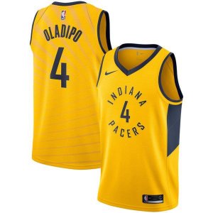 Indiana Pacers Victor Oladipo Найки мужская золотая майка НБА - Statement Edition