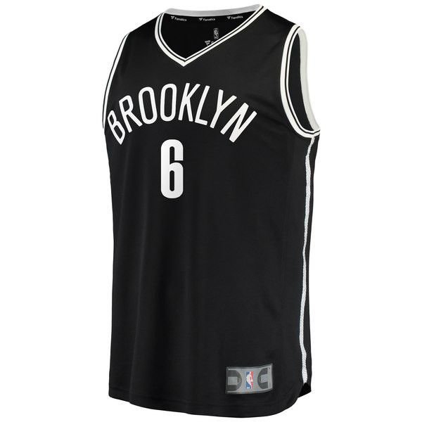Brooklyn Nets Shabazz Napier Player черная майка НБА - Icon Edition