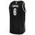 Brooklyn Nets Shabazz Napier Player черная майка НБА - Icon Edition