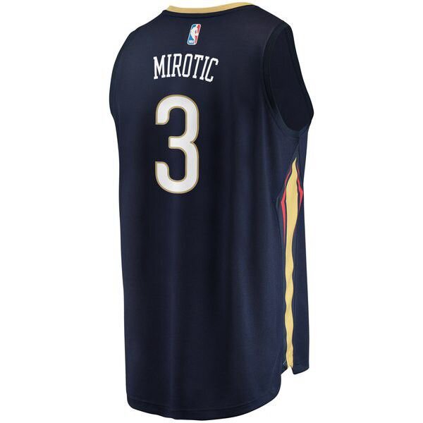 New Orleans Pelicans Nikola Mirotic Player темно-синяя майка НБА - Icon Edition подростковая