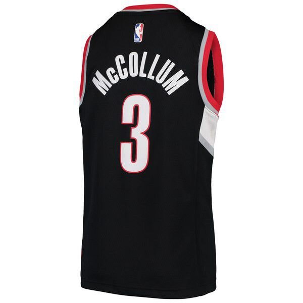 Portland Trail Blazers C.J. McCollum Найки мужская черная майка НБА