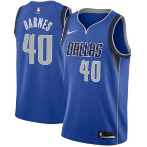 Dallas Mavericks Harrison Barnes Найки мужская синяя майка НБА - Icon Edition