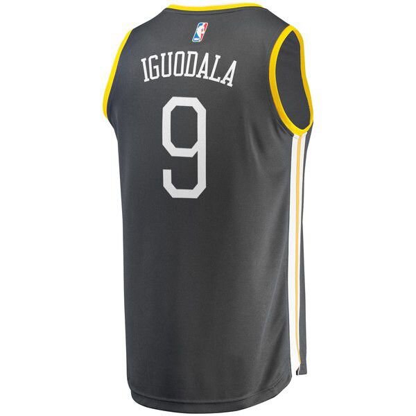 Golden State Warriors Andre Iguodala Player серая майка НБА - Statement Edition