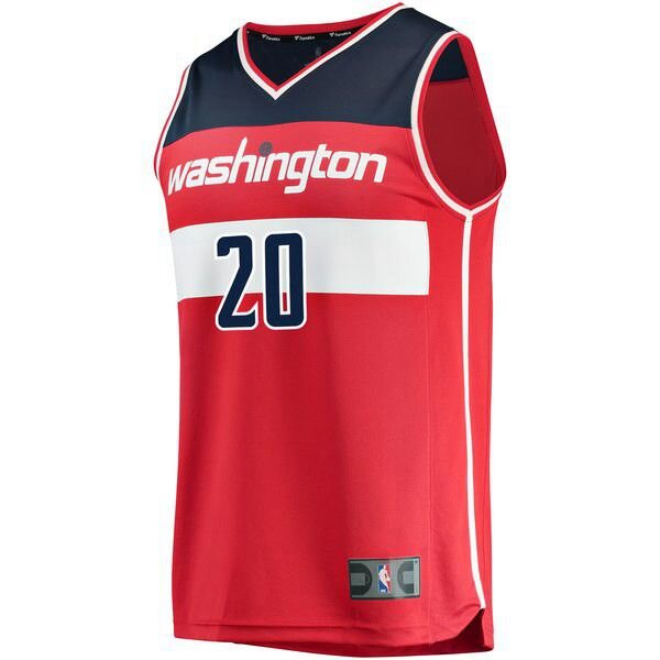 Washington Wizards Jodie Meeks Player красная майка НБА - Icon Edition
