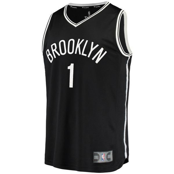 Brooklyn Nets D'Angelo Russell черная майка НБА - Icon Edition