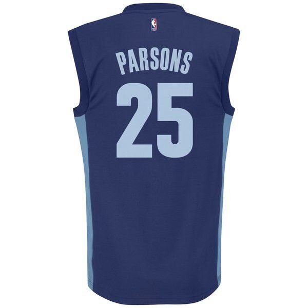Memphis Grizzlies Chandler Parsons Adidas гостевая темно-синяя майка НБА