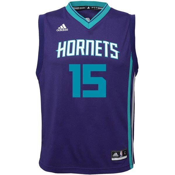 Charlotte Hornets Kemba Walker Adidas Mor майка НБА