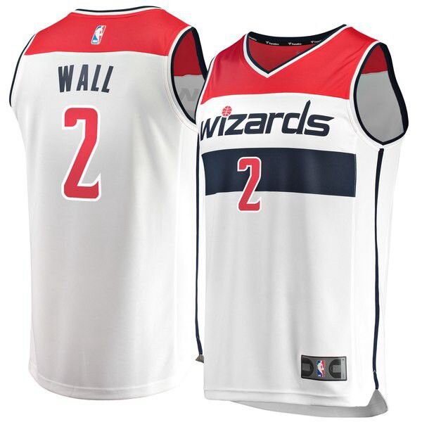 Washington Wizards John Wall белая майка НБА - Association Edition подростковая