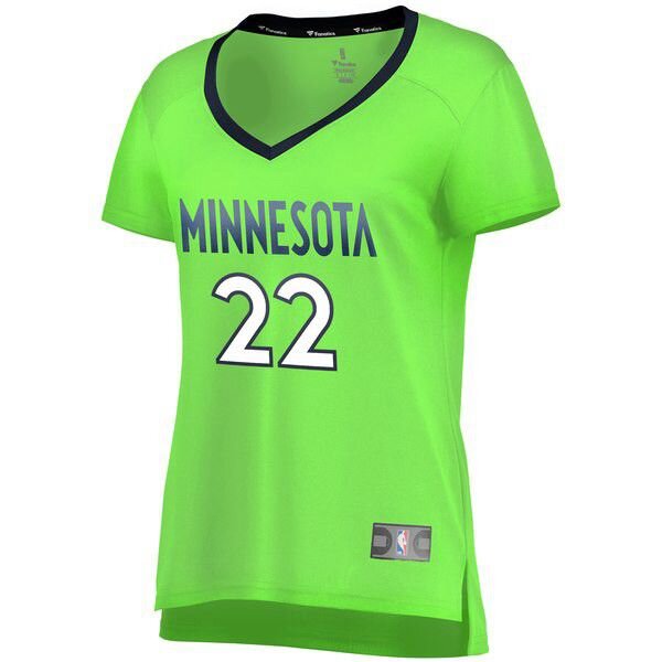 Minnesota Timberwolves Andrew Wiggins зеленая майка НБА - Statement Edition женская
